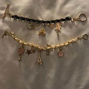 Matching charm bracelets